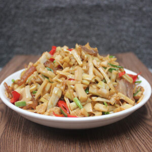 Canned chinese wet strips slices cooked bamboo shoots