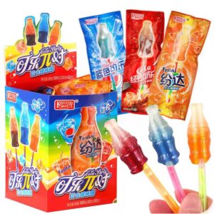 Coke Light Lollipops 30 Multi-flavor Creative Luminous KTV Luminous Toys Bottle Packaging Japanese Candy Custom Candy