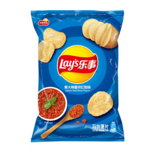 Lay's Italian Red Stew Potato Chips 乐事意大利香浓红烩薯片 - 70g*22