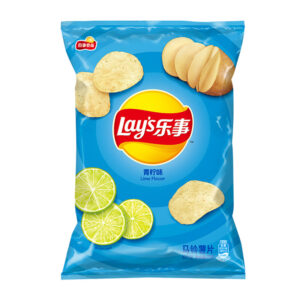 Lay's Lime Flavor Potato Chips 乐事青柠味薯片 - 70g*22