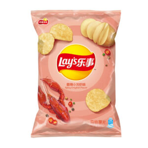 Lay's Spicy Crayfish Flavor Potato Chips 乐事香辣小龙虾味薯片 - 70g*22